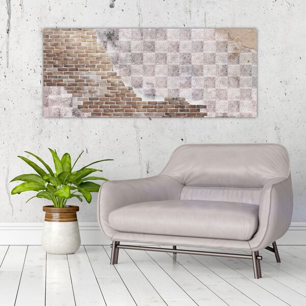 Slika - Zid od cigli (120x50 cm)