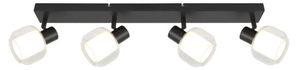 SVJETILJKA SPOT CHARLOTTE TRANSPARENT+WHITE 4* E14 8W 10809