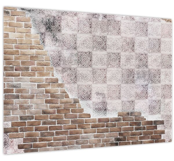 Slika - Zid od cigli (70x50 cm)