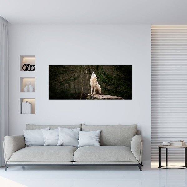 Slika - Zavijanje vuka (120x50 cm)