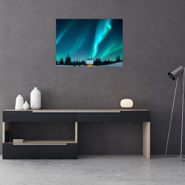 Slika - polarna svjetlost (70x50 cm)
