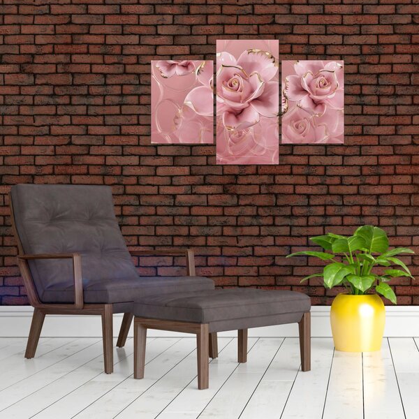 Slika - Cvjetni dekor (90x60 cm)