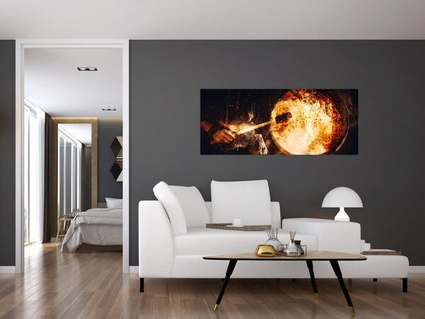 Slika - Šamanski bubanj (120x50 cm)
