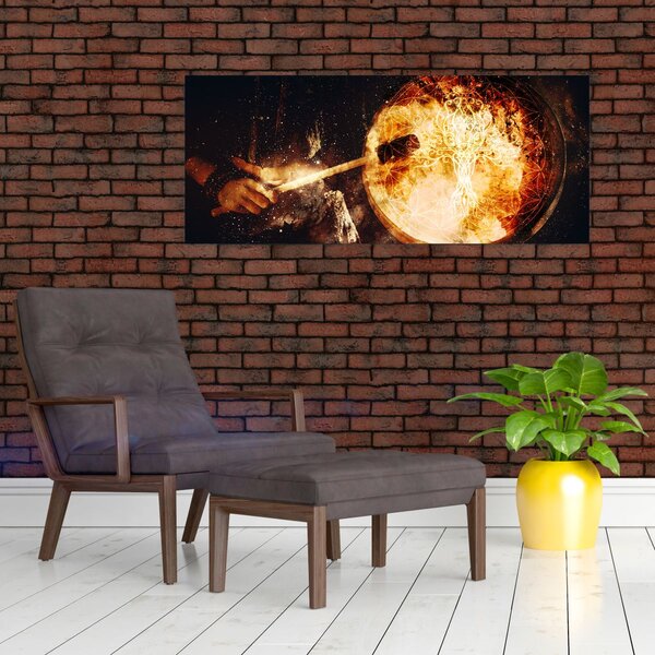 Slika - Šamanski bubanj (120x50 cm)