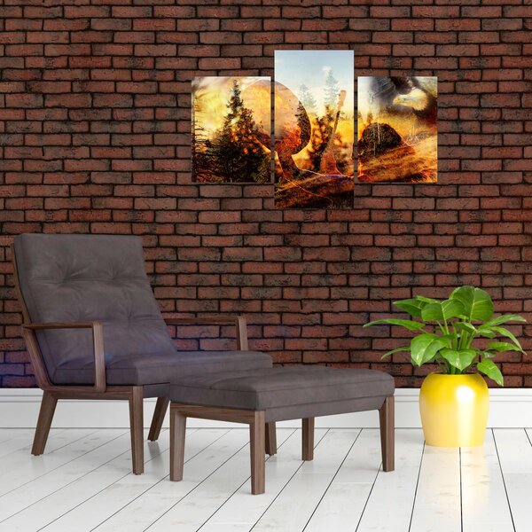 Slika - Šamanski motiv (90x60 cm)
