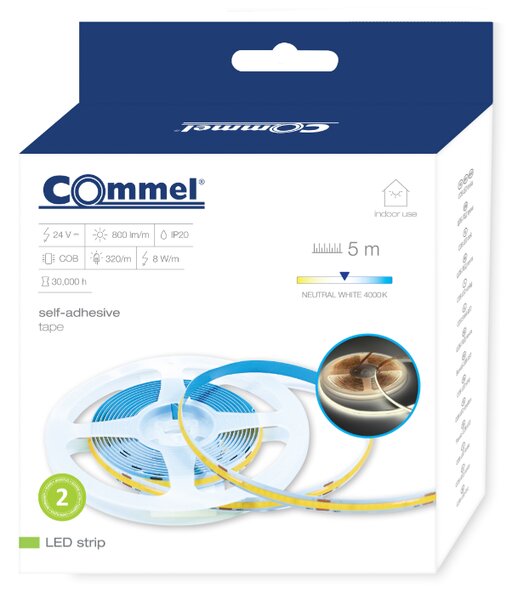 LED TRAKA COMMEL 4000K, 5m 405-165