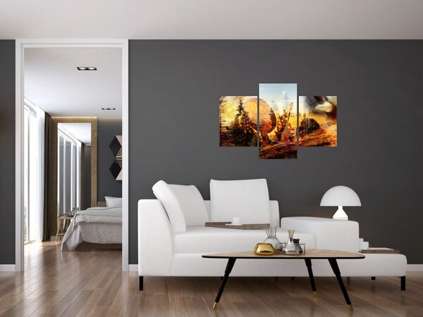 Slika - Šamanski motiv (90x60 cm)