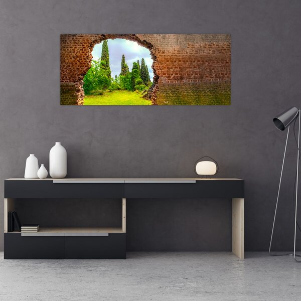 Slika - Rajski vrt (120x50 cm)