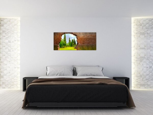 Slika - Rajski vrt (120x50 cm)
