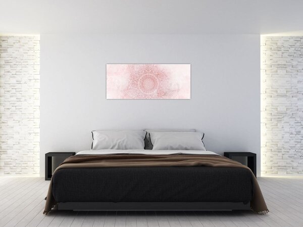 Slika - Ružičasta mandala (120x50 cm)