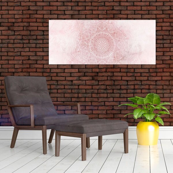 Slika - Ružičasta mandala (120x50 cm)