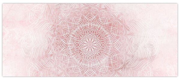 Slika - Ružičasta mandala (120x50 cm)
