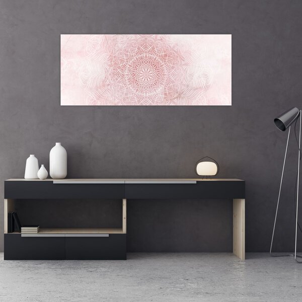 Slika - Ružičasta mandala (120x50 cm)