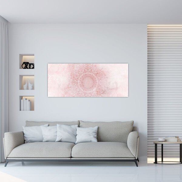 Slika - Ružičasta mandala (120x50 cm)