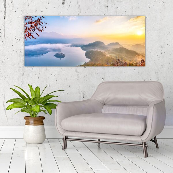 Slika - Bledsko jezero (120x50 cm)