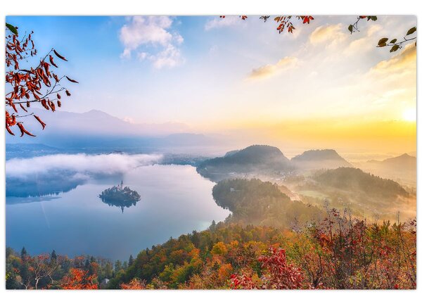 Slika - Bledsko jezero (90x60 cm)