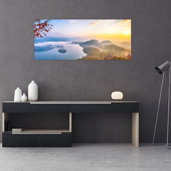 Slika - Bledsko jezero (120x50 cm)