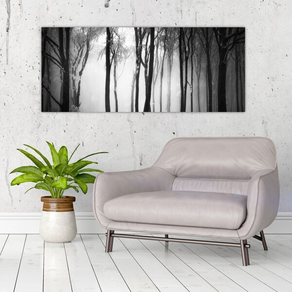 Slika - Vuk u mračnoj šumi (120x50 cm)