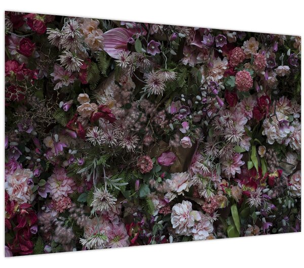Slika - Cvjetni zid (90x60 cm)