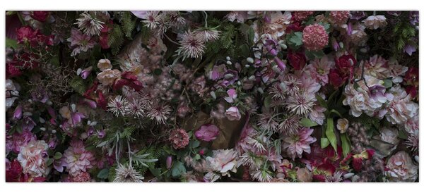 Slika - Cvjetni zid (120x50 cm)