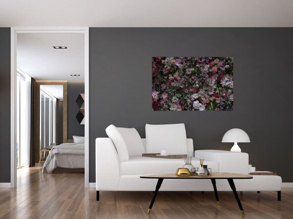 Slika - Cvjetni zid (90x60 cm)