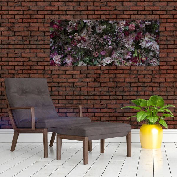 Slika - Cvjetni zid (120x50 cm)