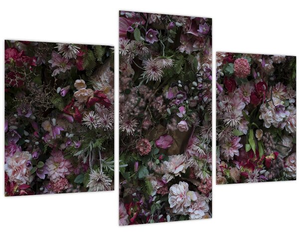 Slika - Cvjetni zid (90x60 cm)