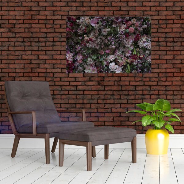 Slika - Cvjetni zid (90x60 cm)