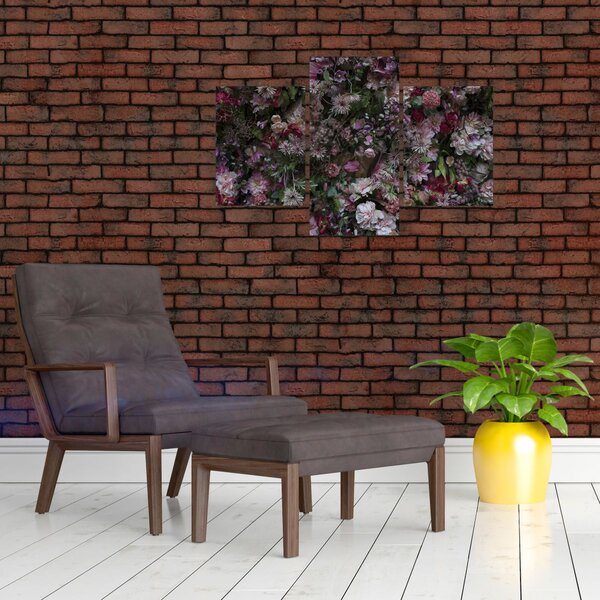 Slika - Cvjetni zid (90x60 cm)