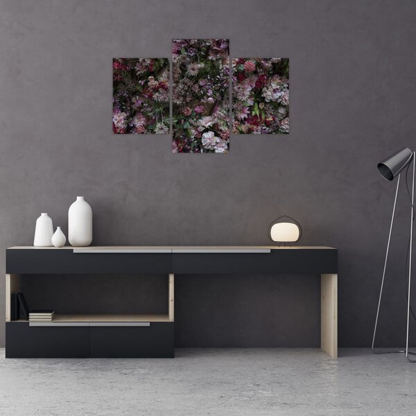 Slika - Cvjetni zid (90x60 cm)