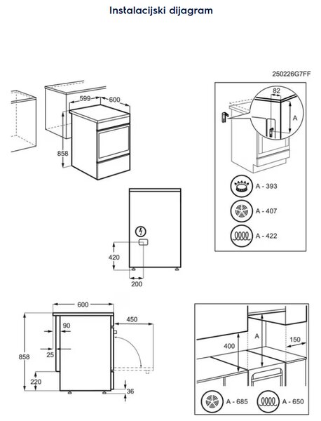 ŠTEDNJAK ELECTROLUX LKR 664166X