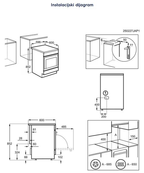 ŠTEDNJAK ELECTROLUX LKR 64020CX