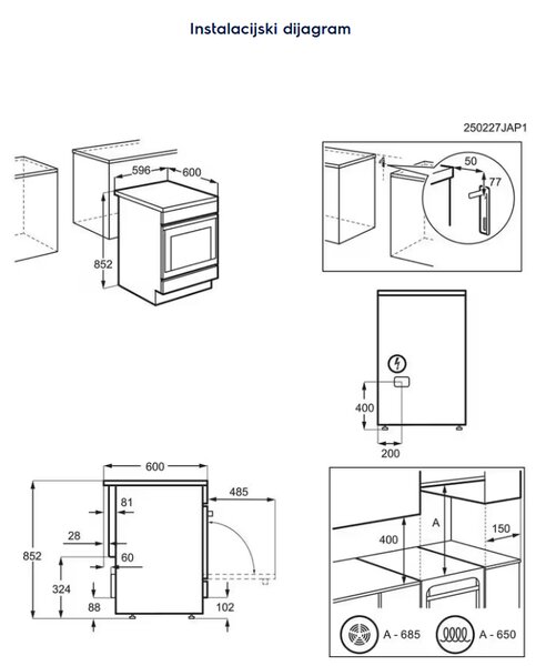 ŠTEDNJAK ELECTROLUX LKR 64022AX