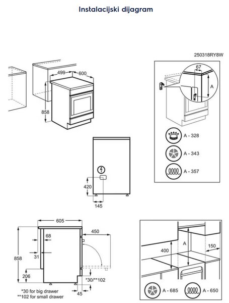ŠTEDNJAK ELECTROLUX LKI 564266X