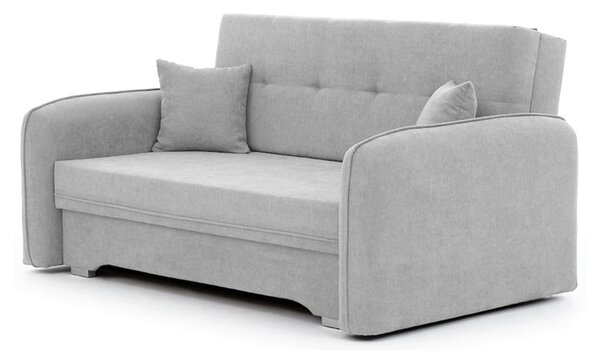 Svijetlo siva sklopiva/s prostorom za odlaganje sofa od šenila 155 cm Laine – ELTAP