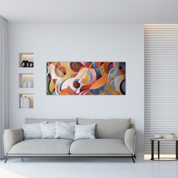 Slika - Glazbeni sažetak (120x50 cm)