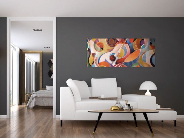 Slika - Glazbeni sažetak (120x50 cm)