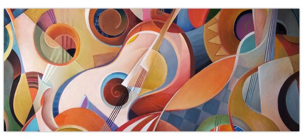 Slika - Glazbeni sažetak (120x50 cm)