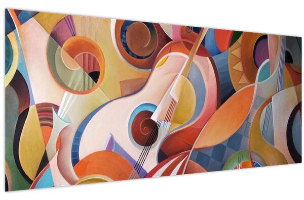 Slika - Glazbeni sažetak (120x50 cm)