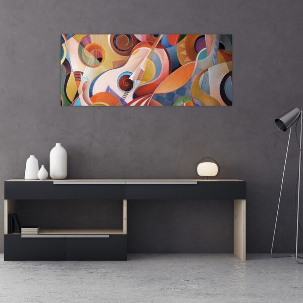 Slika - Glazbeni sažetak (120x50 cm)
