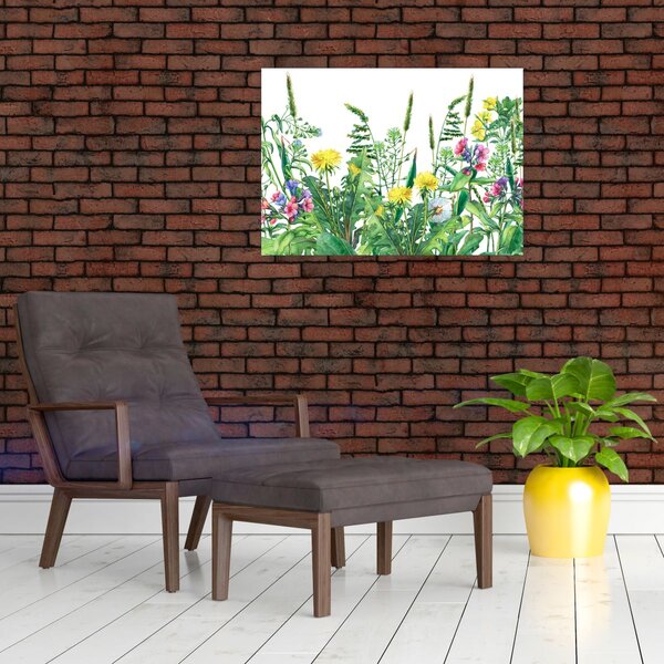 Slika - Slikano livadsko cvijeće (70x50 cm)