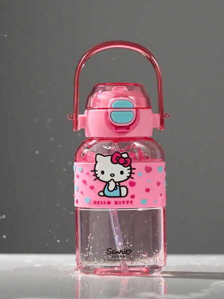 Sinsay - Boca za vodu s ručkom i slamkom Hello Kitty