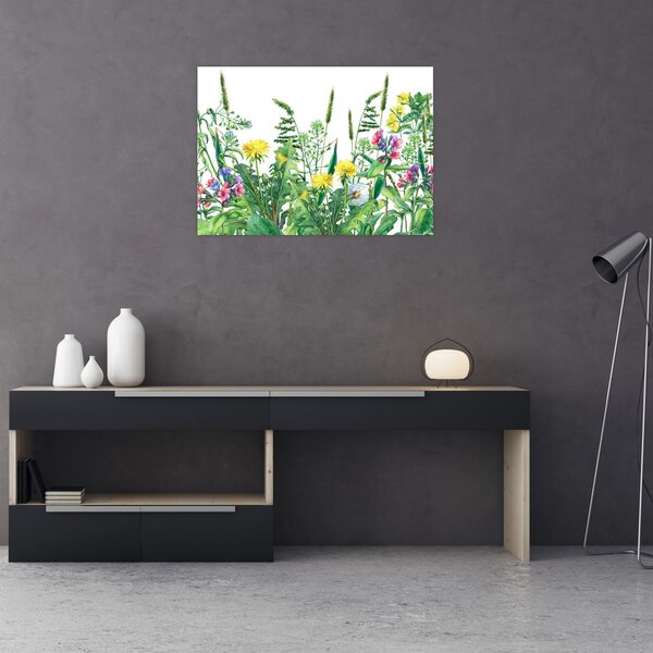 Slika - Slikano livadsko cvijeće (70x50 cm)