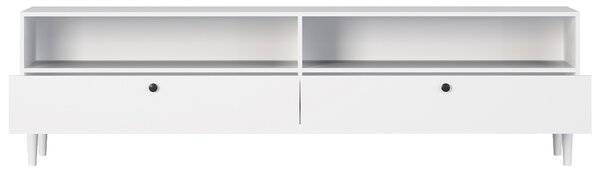 TV ormarić s policom i ormarima DULLUM 200x58cm, bijeli