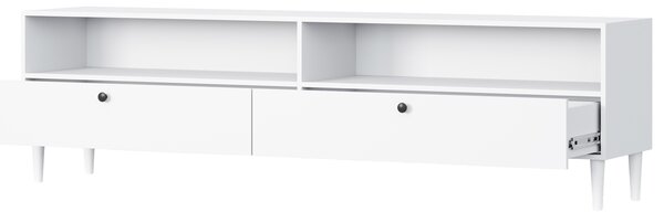 TV ormarić s policom i ormarima DULLUM 200x58cm, bijeli