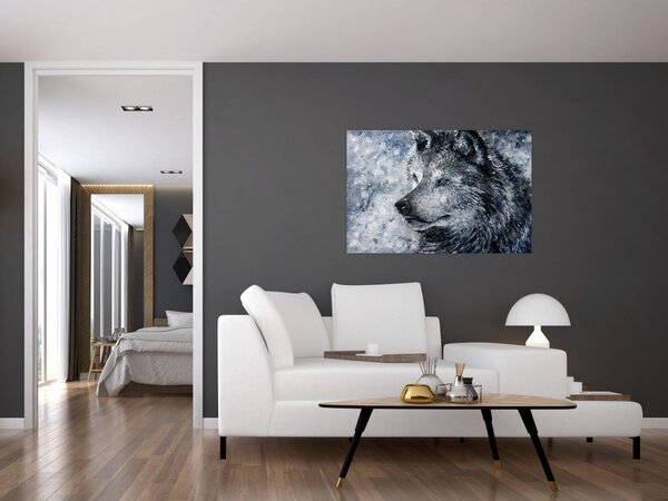 Slika - Crtani vuk (90x60 cm)