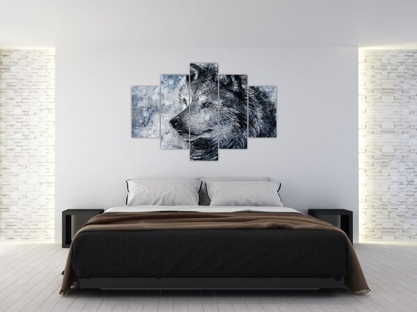 Slika - Crtani vuk (150x105 cm)