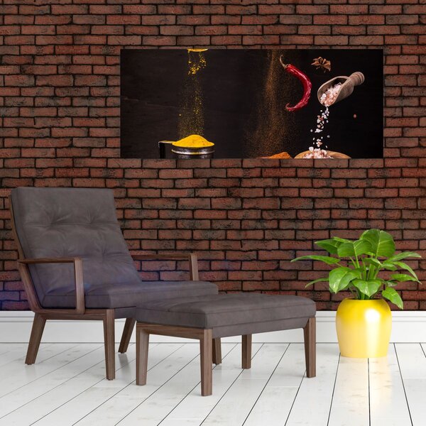 Slika - Začini u pokretu (120x50 cm)