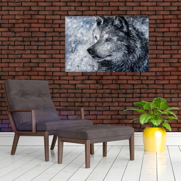 Slika - Crtani vuk (90x60 cm)