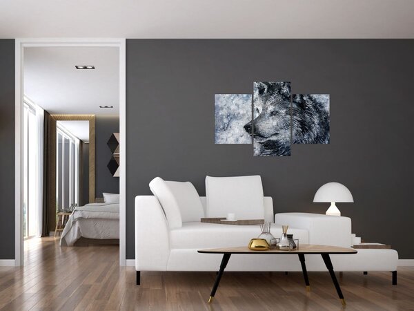 Slika - Crtani vuk (90x60 cm)